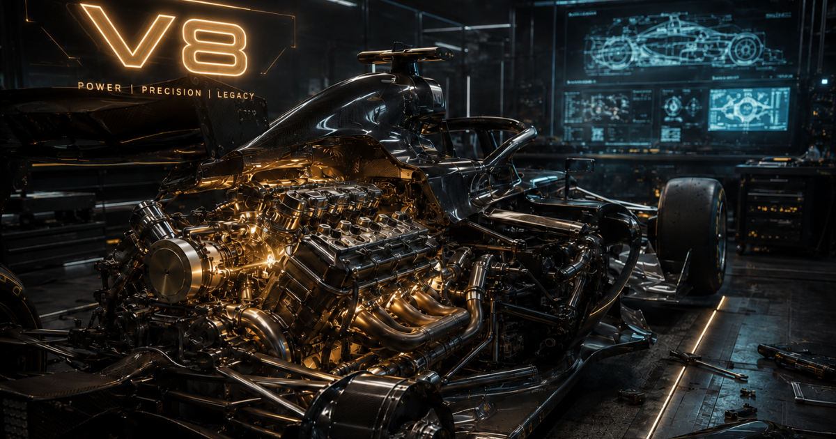 La verdad de los V8 en la Fórmula 1 moderna