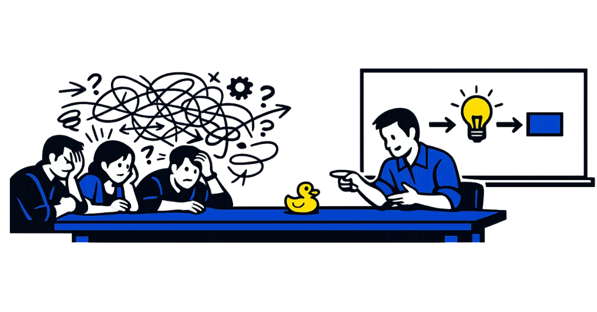 Use a Rubber Duck, Save a Broken Project