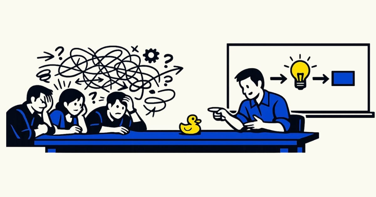 Use a Rubber Duck, Save a Broken Project