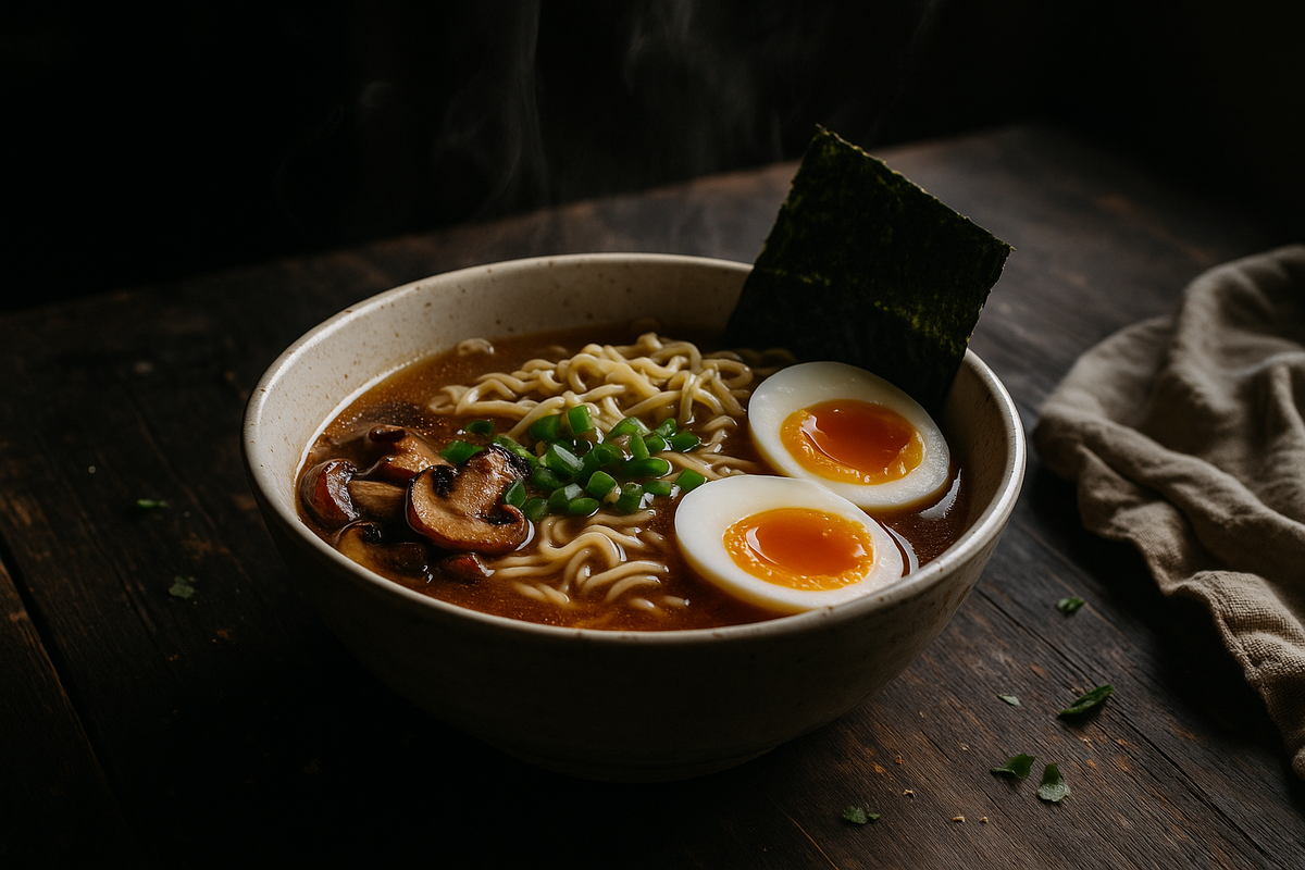 Cómo hacer ramen casero rápido en 30–45 min: caldo, huevo y toppings Post feature image