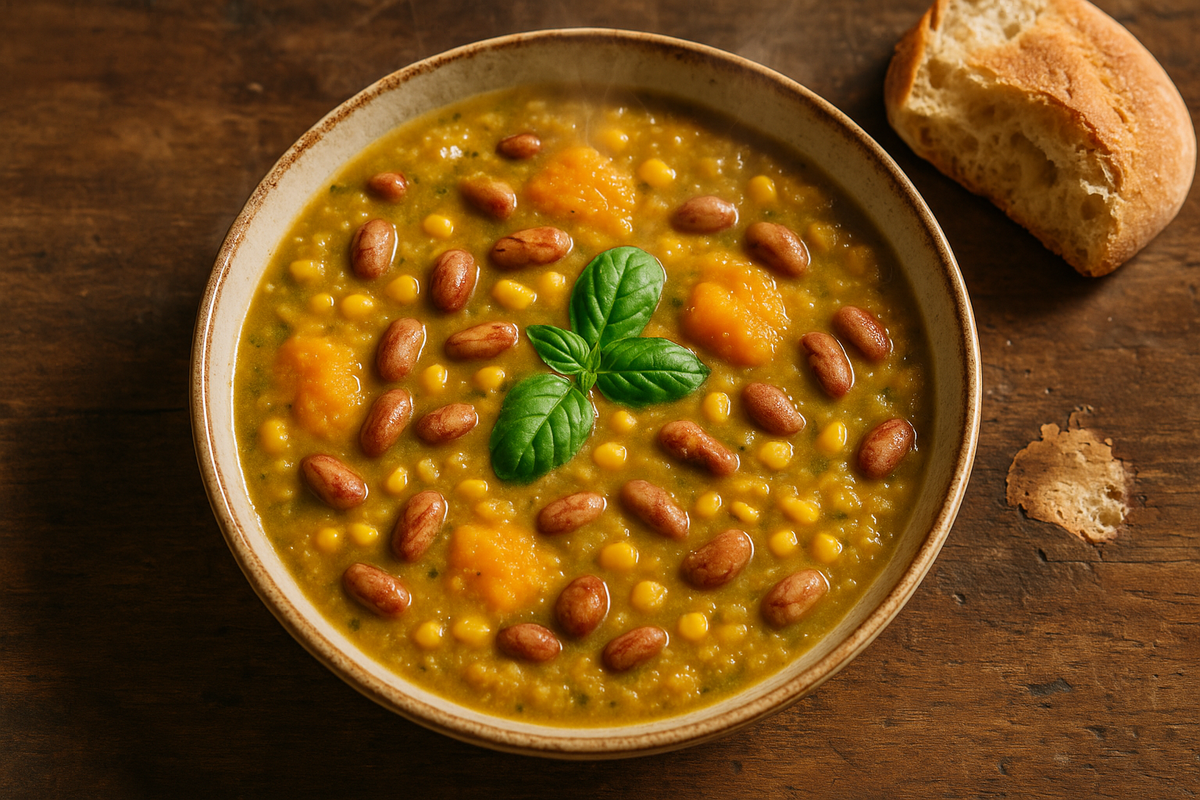 Porotos granados con mazamorra cremosa: receta chilena que abraza Post feature image