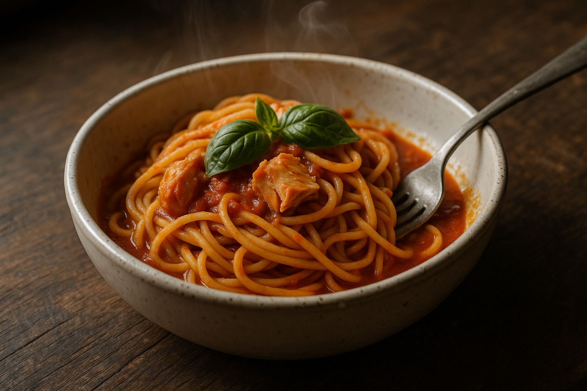 Fideos con Atún Fácil y Rápido: Cremosos en 20 Min Post feature image