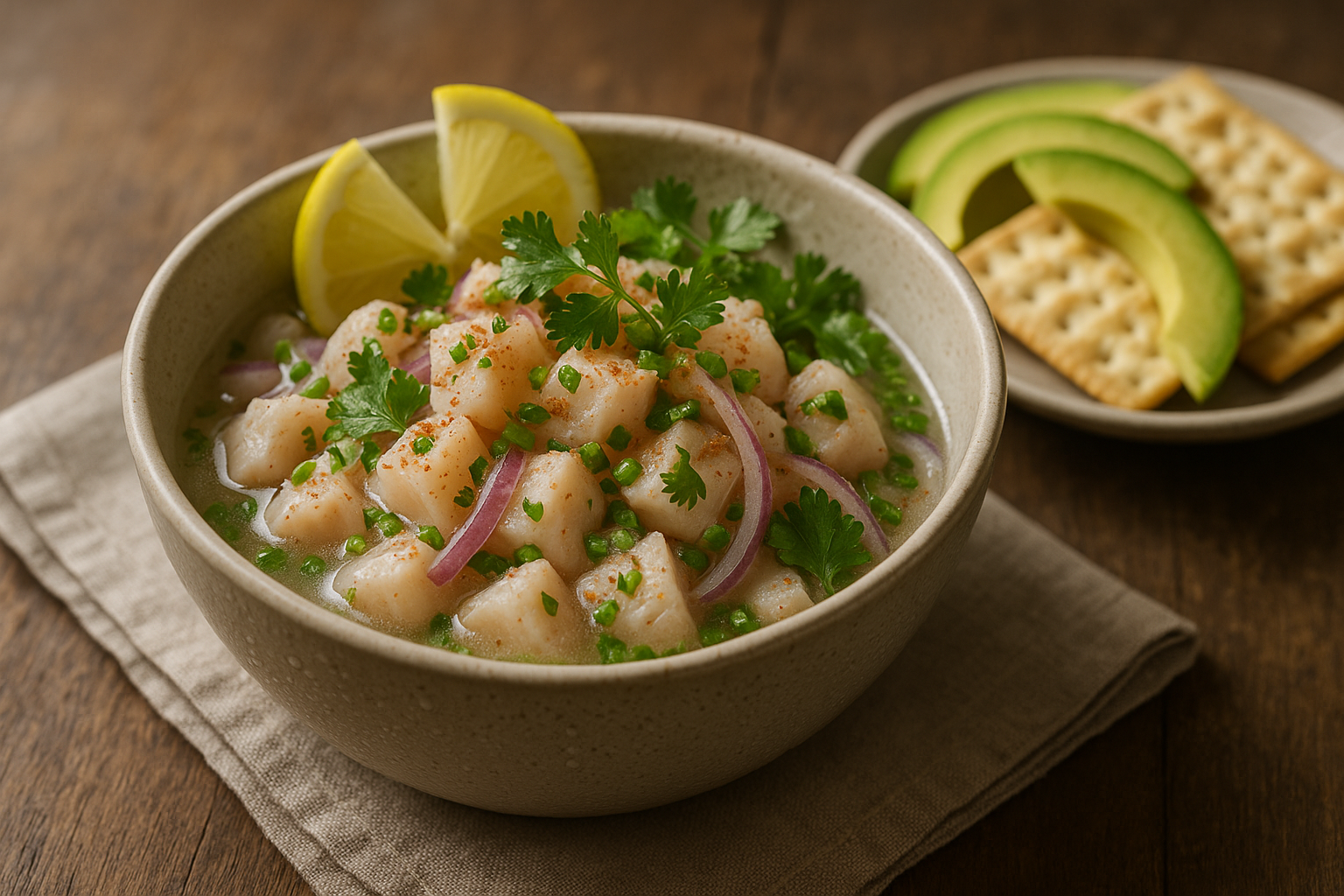 Ceviche chileno con limón y cilantro: fresco, picante y listo en 25 minutos Post feature image