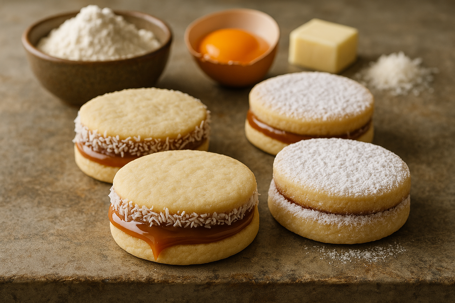Alfajores chilenos con manjar: receta infalible, suaves y que no se quiebran Post feature image