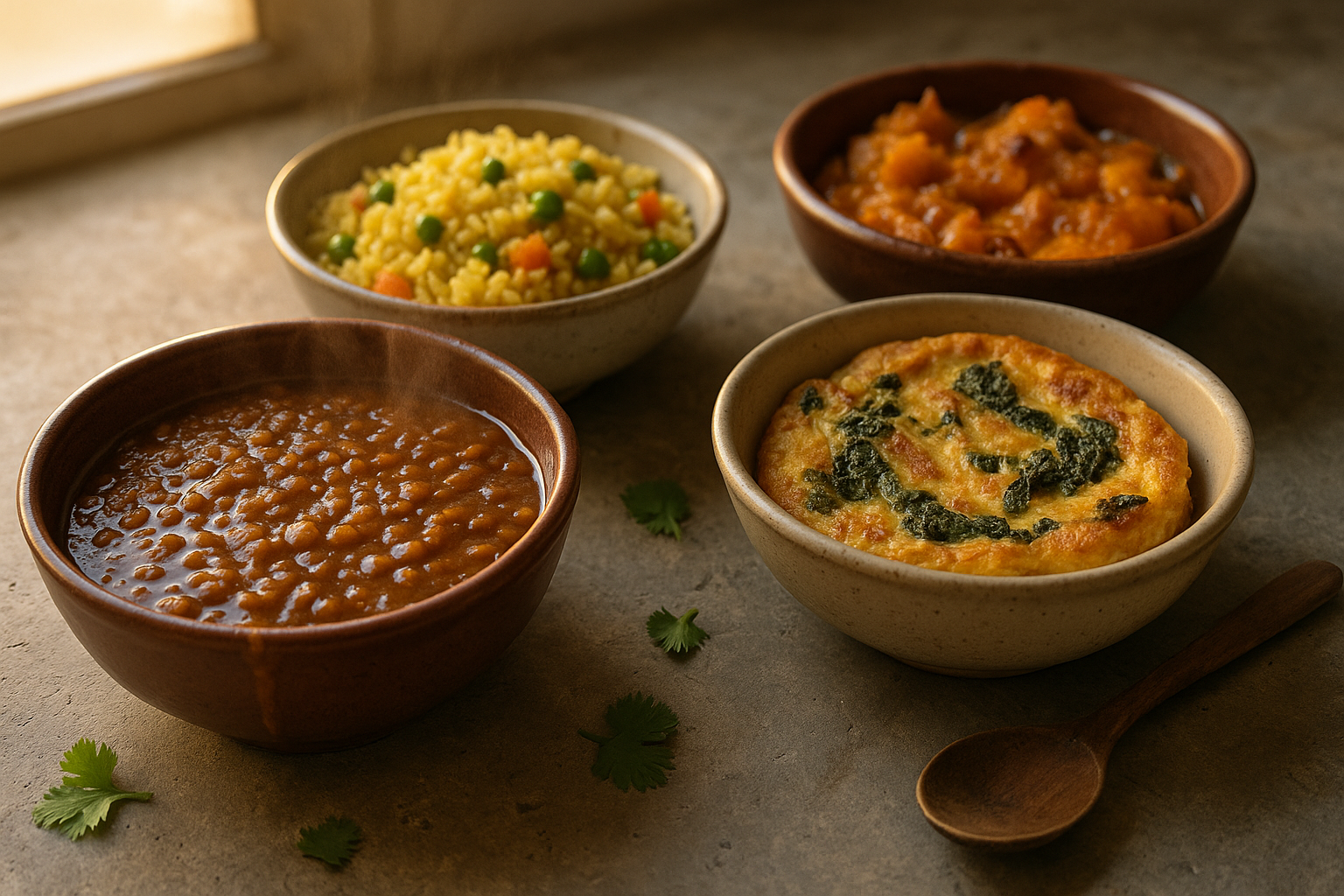 Menú Semanal Vegetariano para 4 Personas en Chile bajo $30.000 | Batch Cooking Post feature image