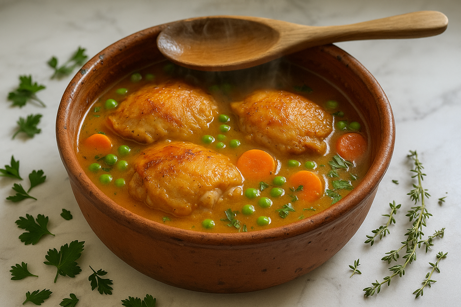 Pollo Arvejado Chileno: Jugoso con Caldo Espeso (Receta con Harina) Post feature image