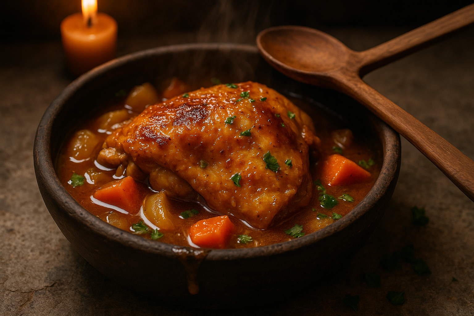 Pollo al Jugo Chileno: Jugoso y con Salsa Espesa (Sin Maicena) Post image