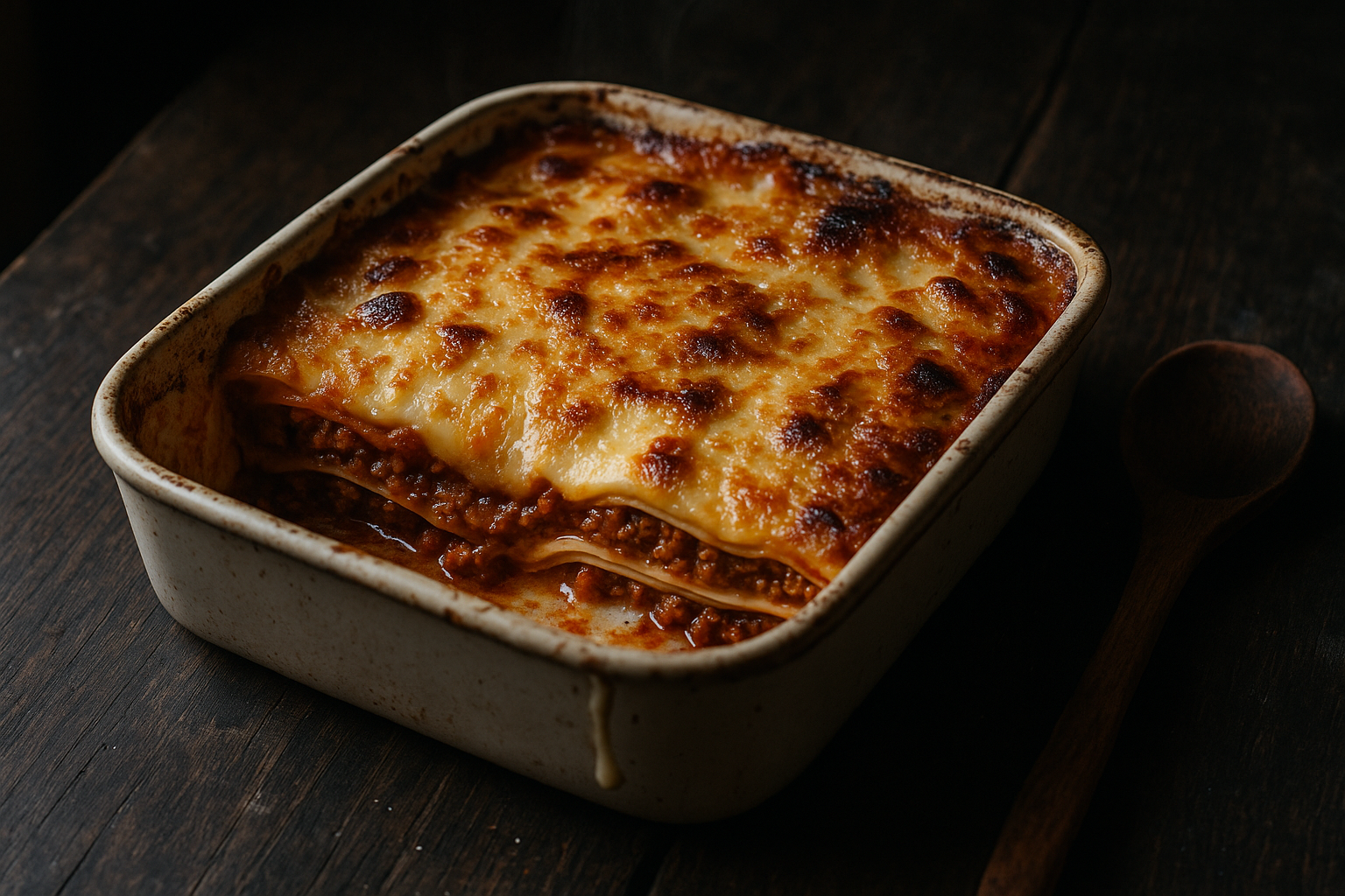 Cómo hacer lasaña de carne jugosa (con salsa blanca y boloñesa): tiempos a 180°C Post feature image