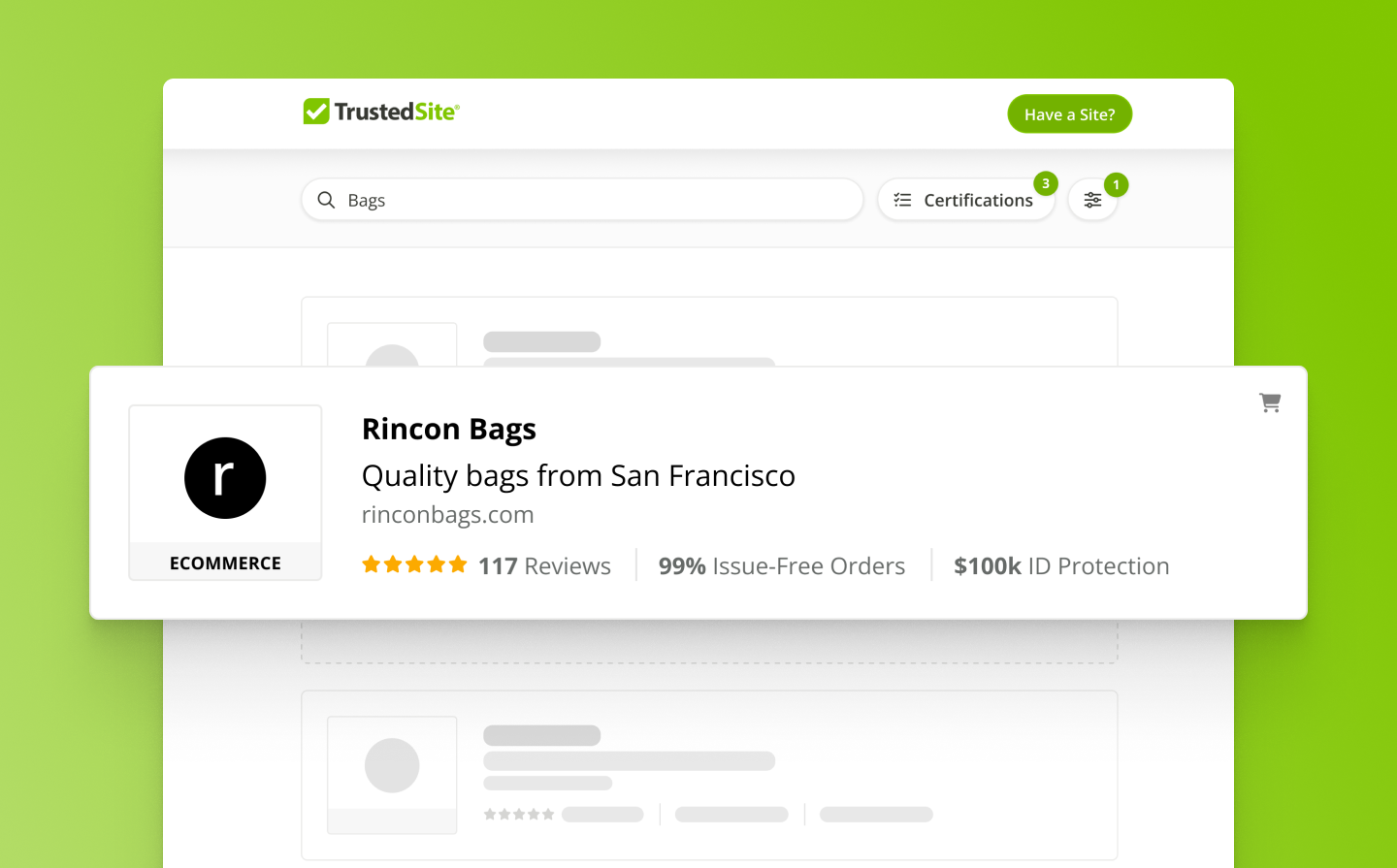 TrustedSite Makes It Easier for Shoppers to Find Sites They Can Trust