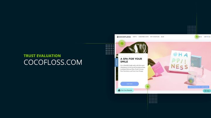 Evaluating trust on cocofloss.com