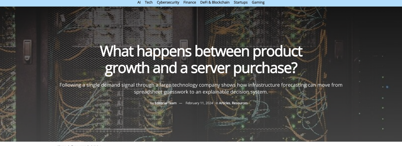 The Dataconomy article header