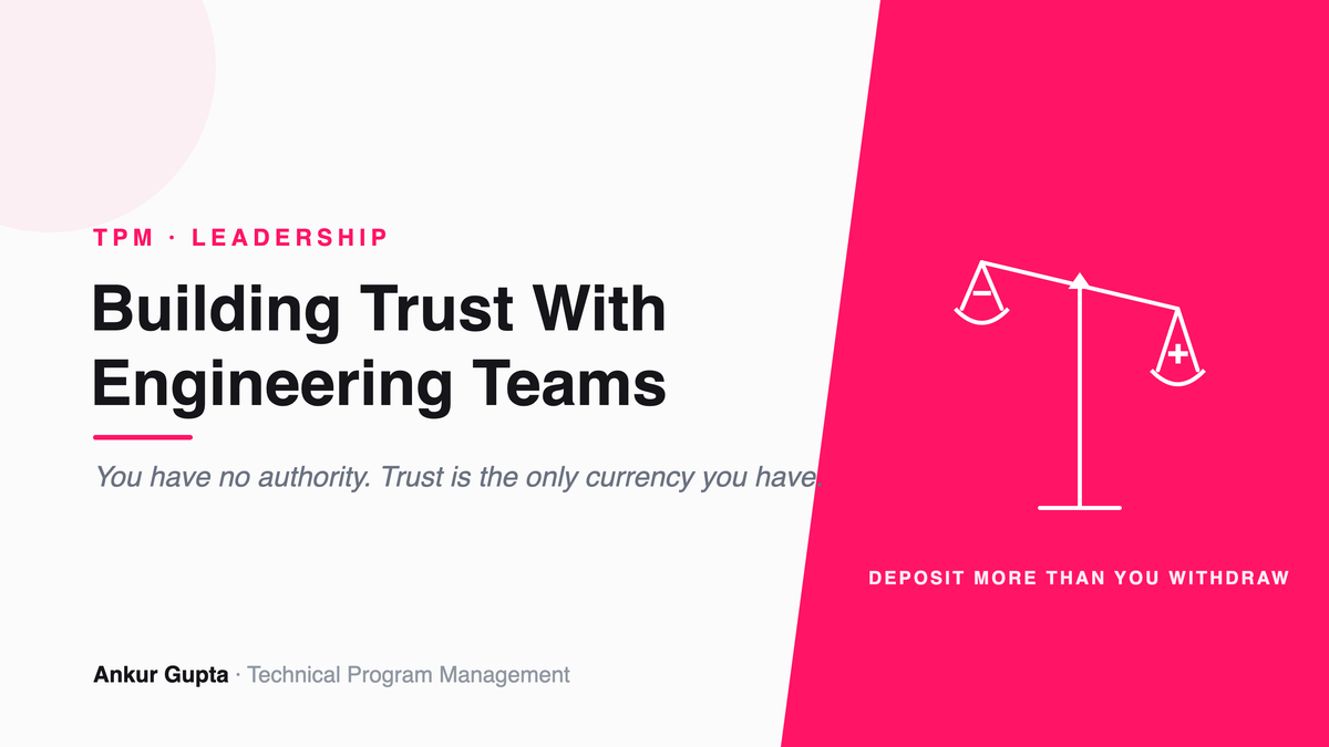 Building Trust With Engineering Teams