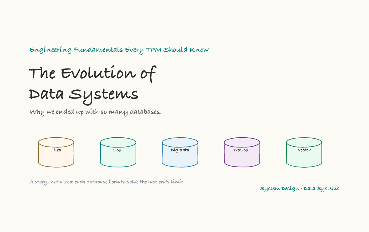 The Evolution of Data Systems: Why We Have So Many Databases