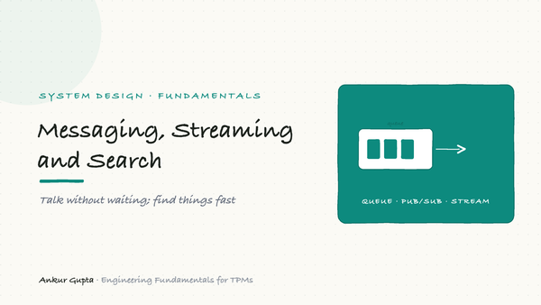 Messaging, Streaming and Search