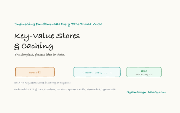 Key-Value Stores and Caching: The Simplest, Fastest Idea in Data