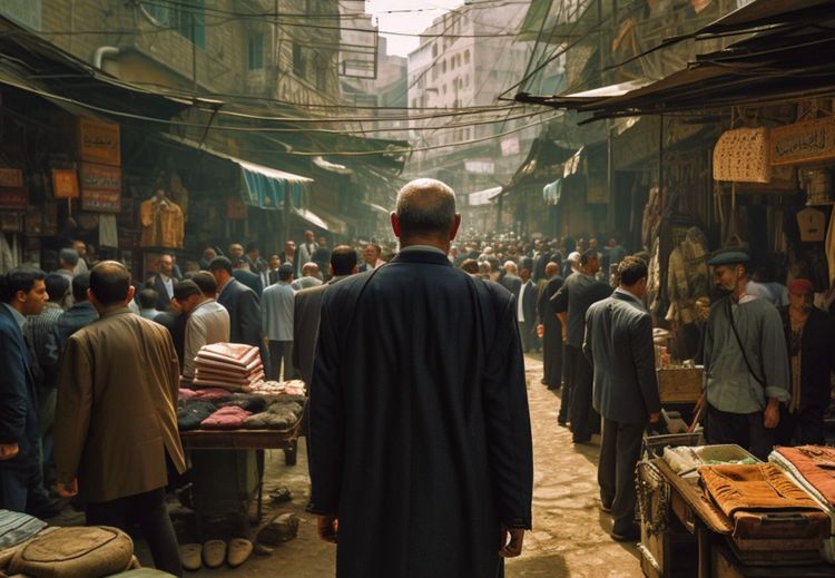 Long road, sudden turn