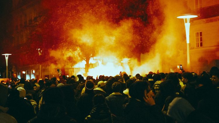 Barricades at the gate