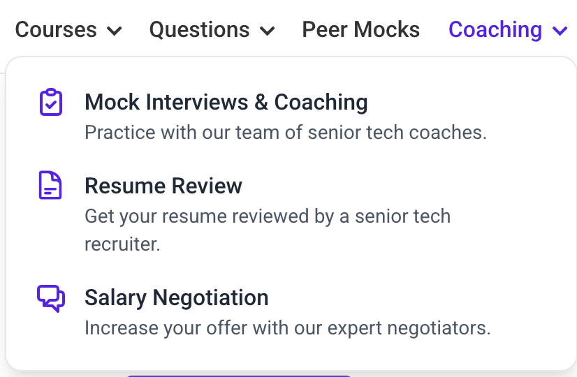 Get a coaching with experts