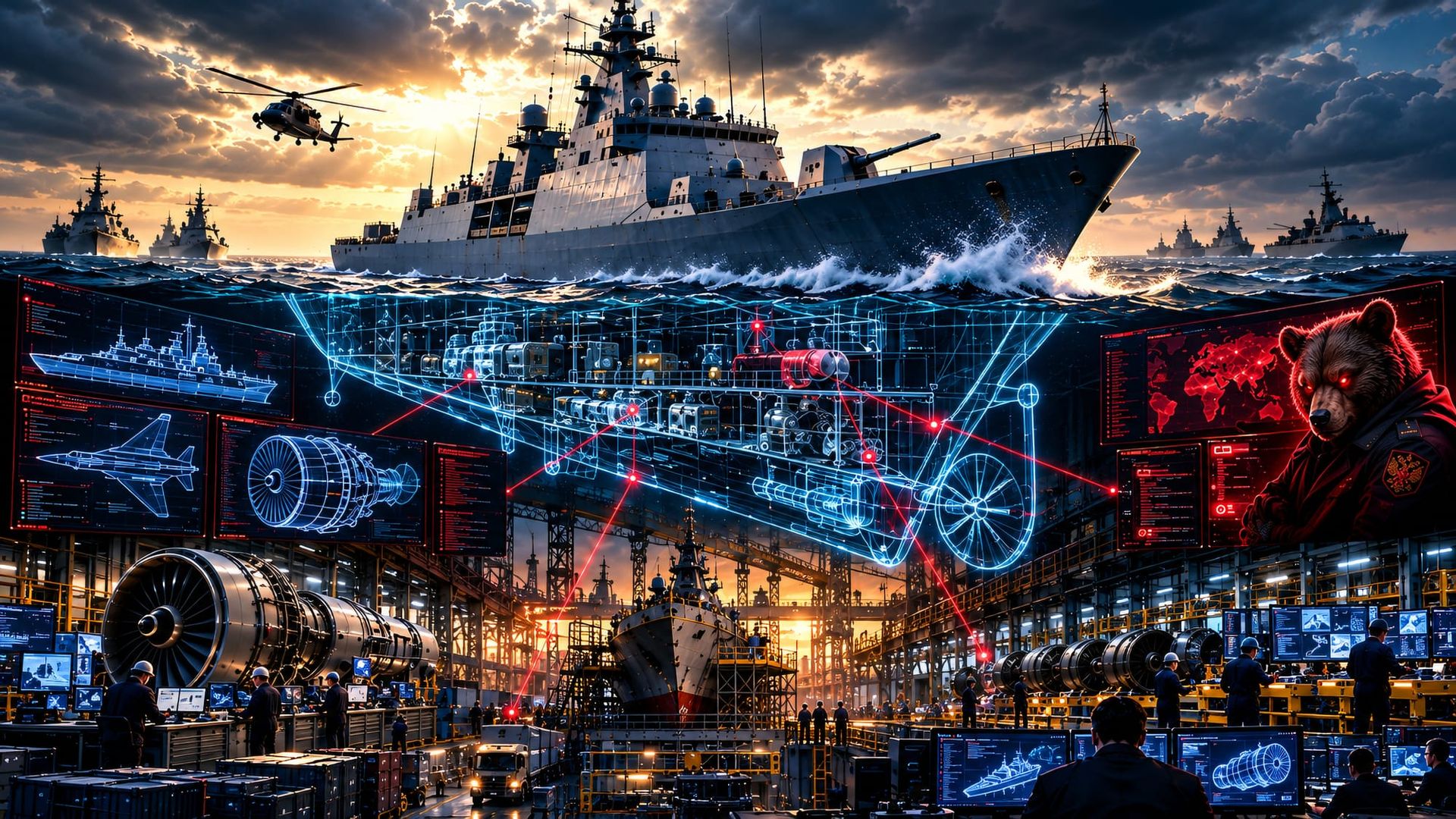 Fancy Bear cyber espionage targeting NATO naval shipbuilding, shipyard systems, engineering networks, and defense industrial supply chains