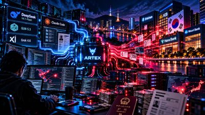 ARTEX agentic cybercrime operation targeting South Korean banks, with DeepSeek, Claude Code forensic artifacts, and a Chinese operator identity clue