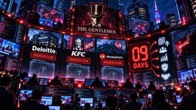 The Gentlemen ransomware leak site promoting unverified Deloitte, KFC, and MoneyGram claims with a nine day extortion countdown and media pressure imagery
