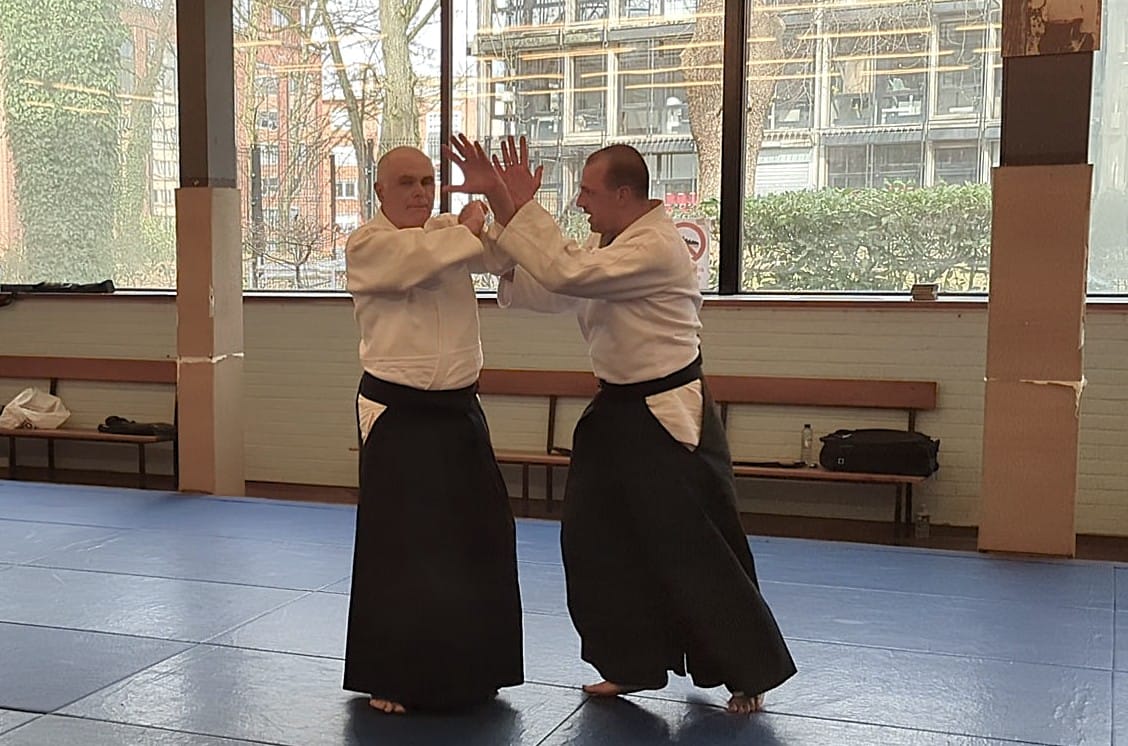 Katadori menuchi shiho nage
