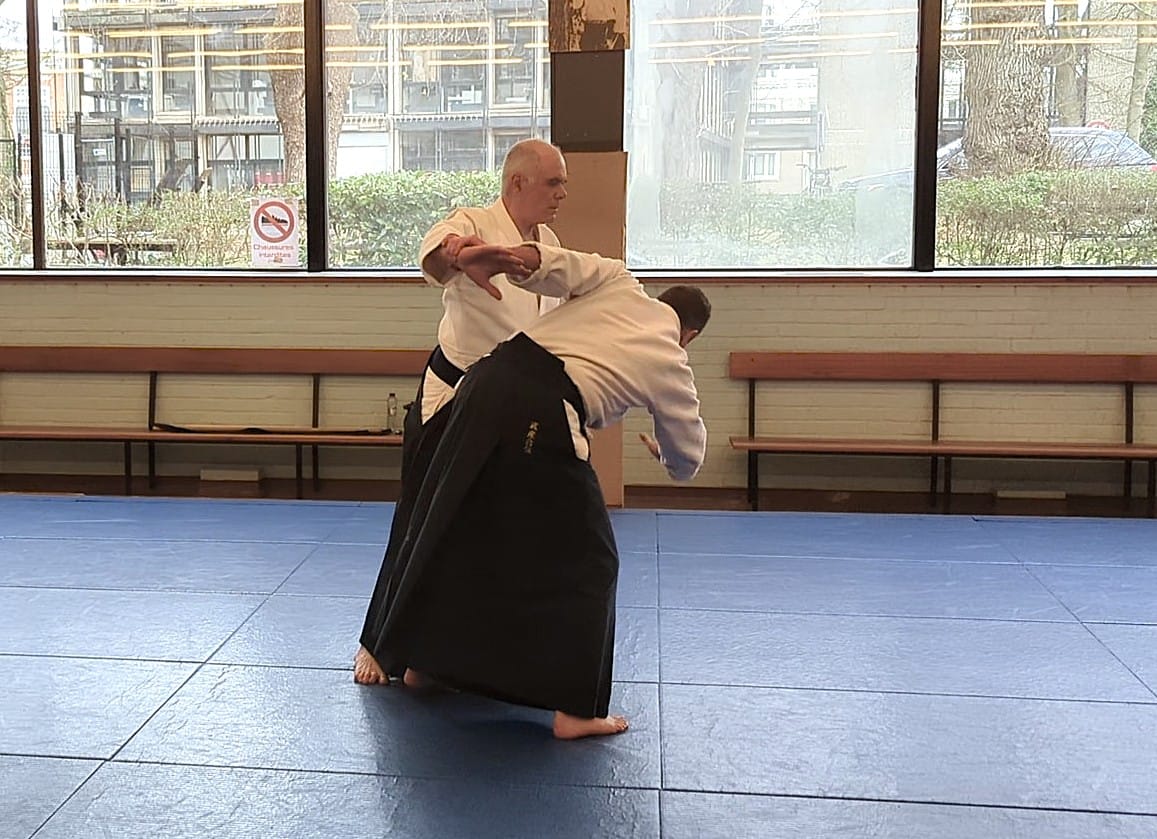 Tenchi nage -Apply law n°4