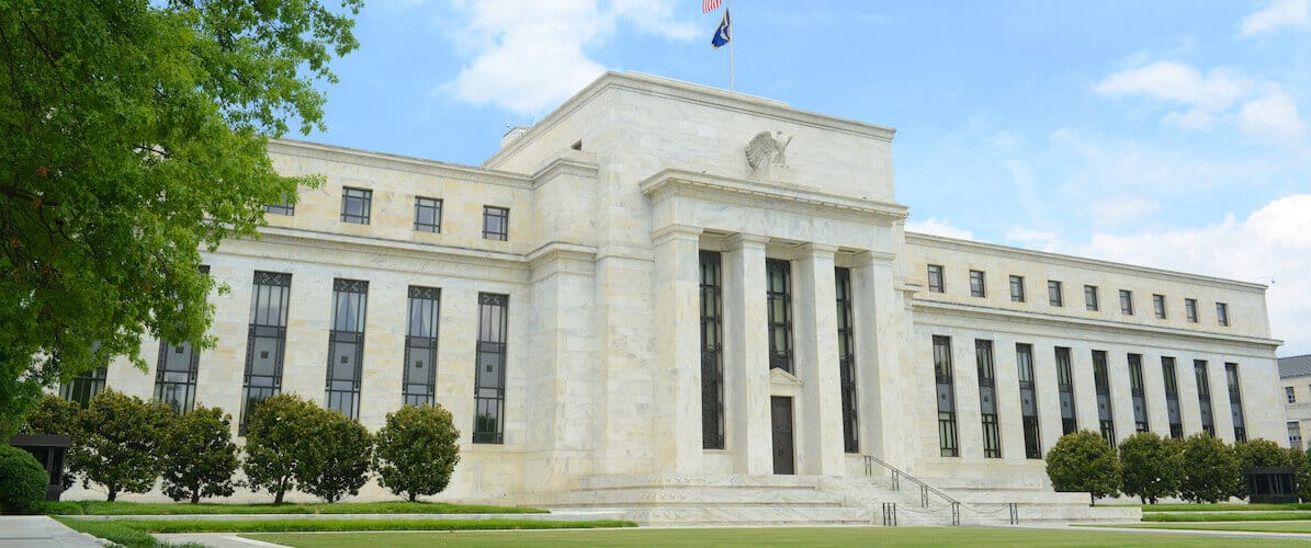 Federal Reserve building in Washington DC