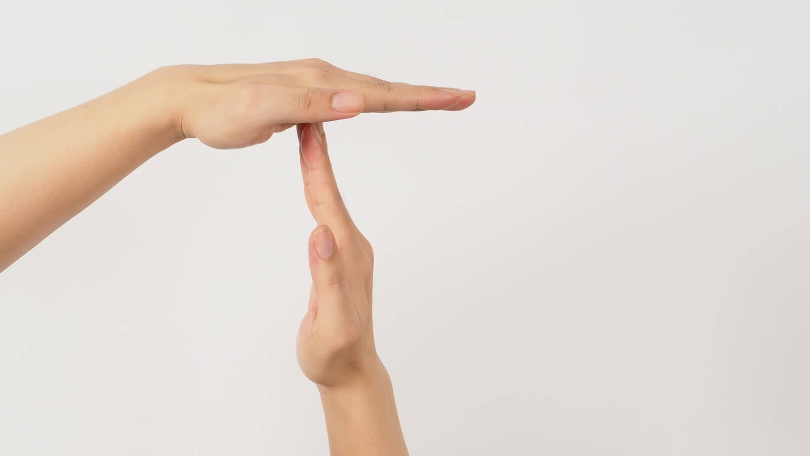 Time out hand gesture