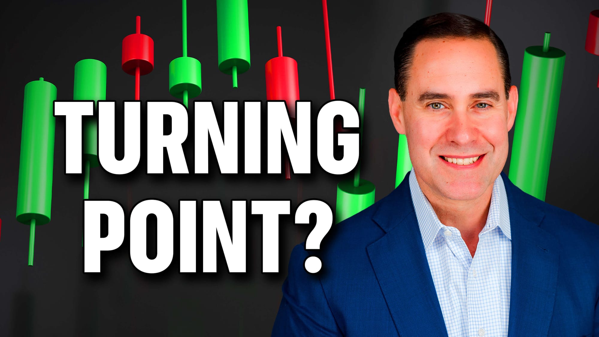 Frank Cappelleri with cylindrical candlestick bars in the background 