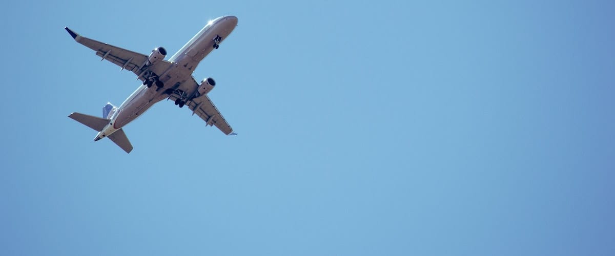 Aircraft taking off