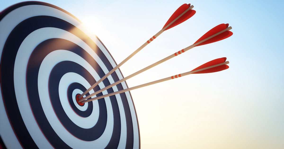 Three arrows: bullseye: new highs, surging tech stocks, one strange stock move