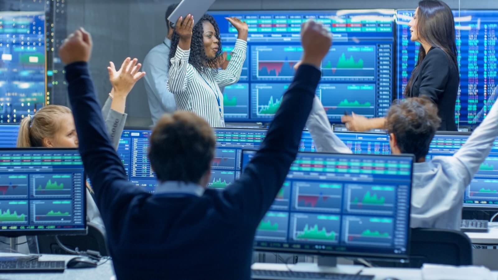 Stock traders excited with market performance