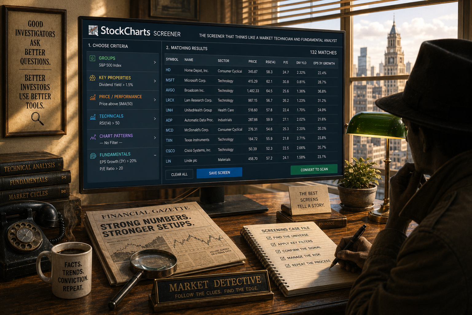 StockCharts Insider: The Screener That Thinks Like a Market Technician and Fundamental Analyst