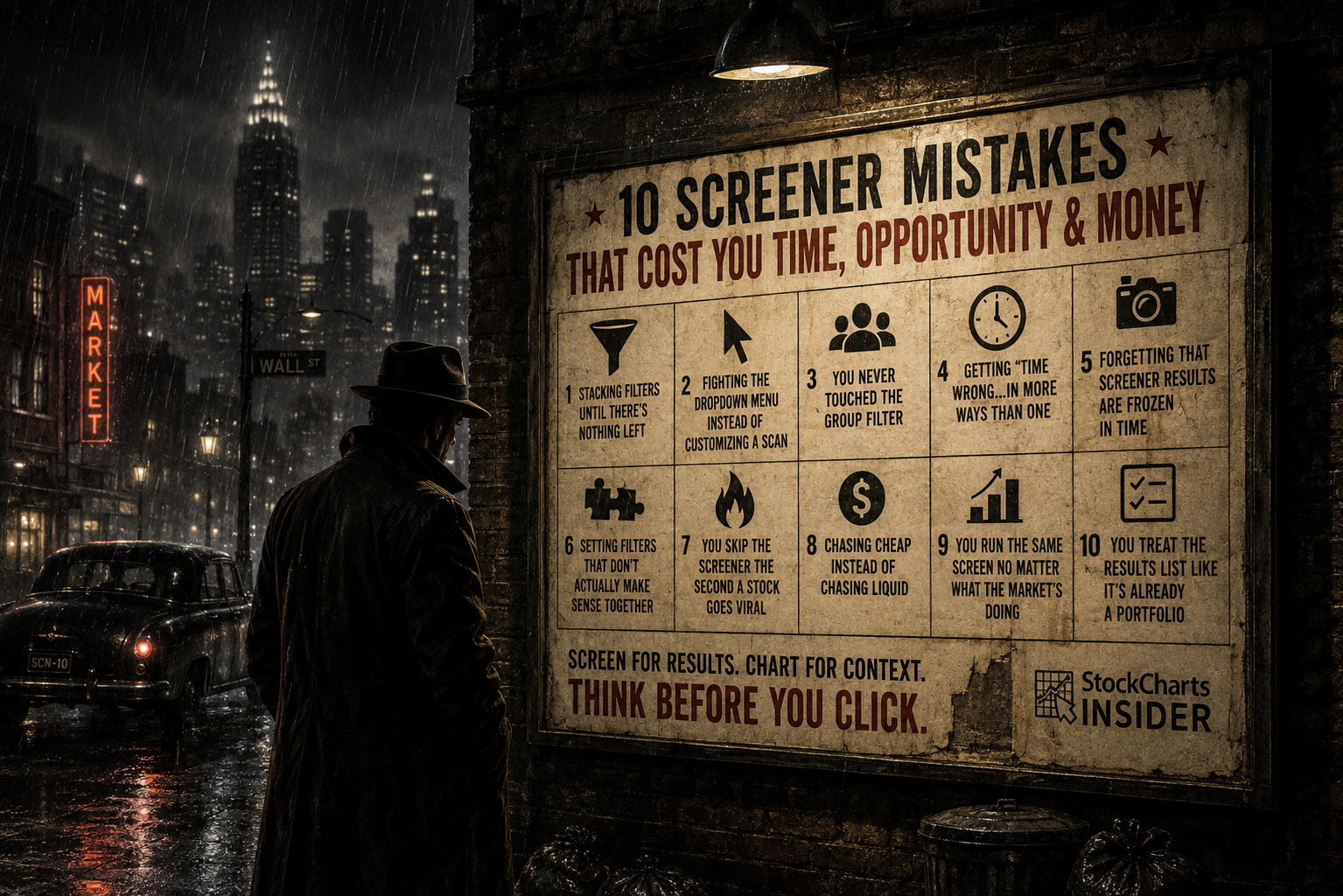 StockCharts Insider: 10 Screener Mistakes That are Sabotaging Your Trades