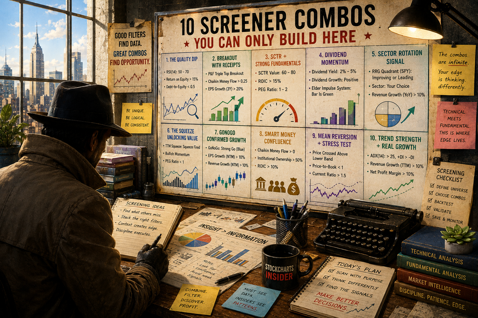 StockCharts Insider: 10 Screener Combos Most Traders Never Think to Build