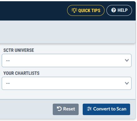 Scan Settings Example