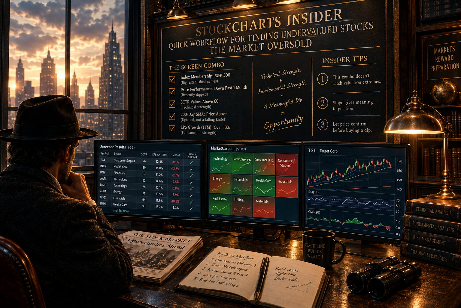 StockCharts Insider: A 5-Step Filter for Telling Bargains From Falling Knives