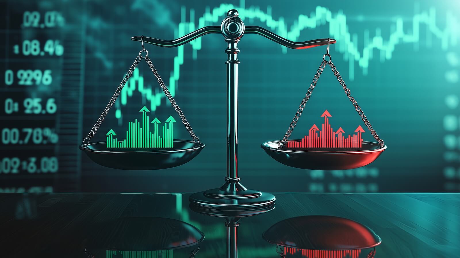 scale of stock market trends: two intermarket asset relationships