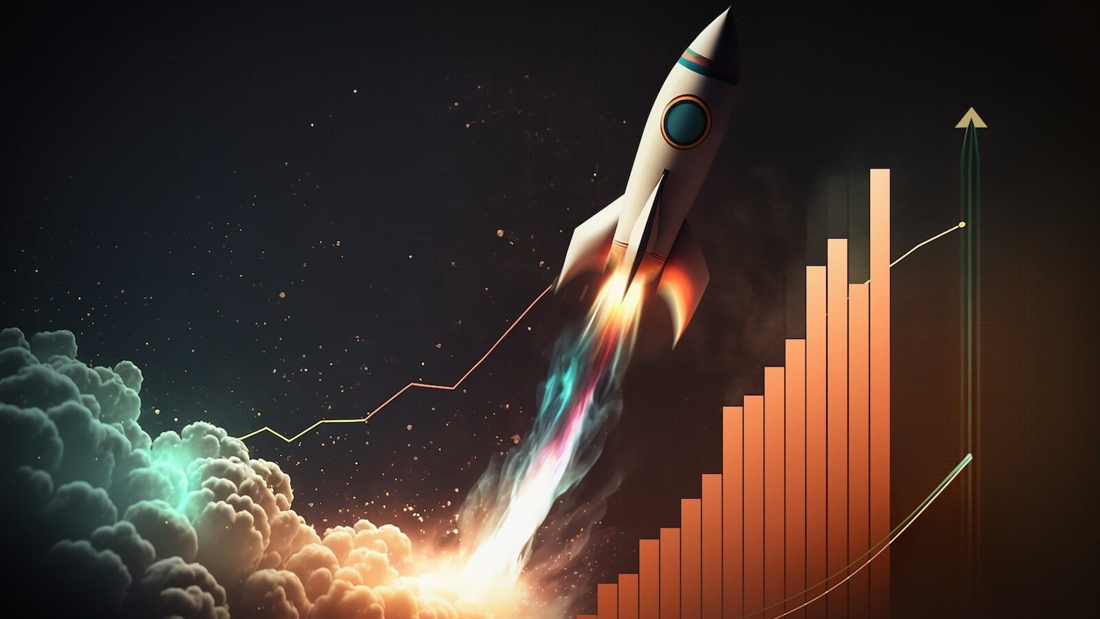 rocket soaring: spacex stock soars, new sector leadership emerges