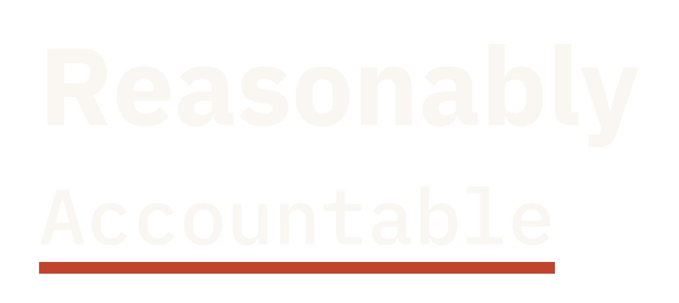 Reasonably Accountable