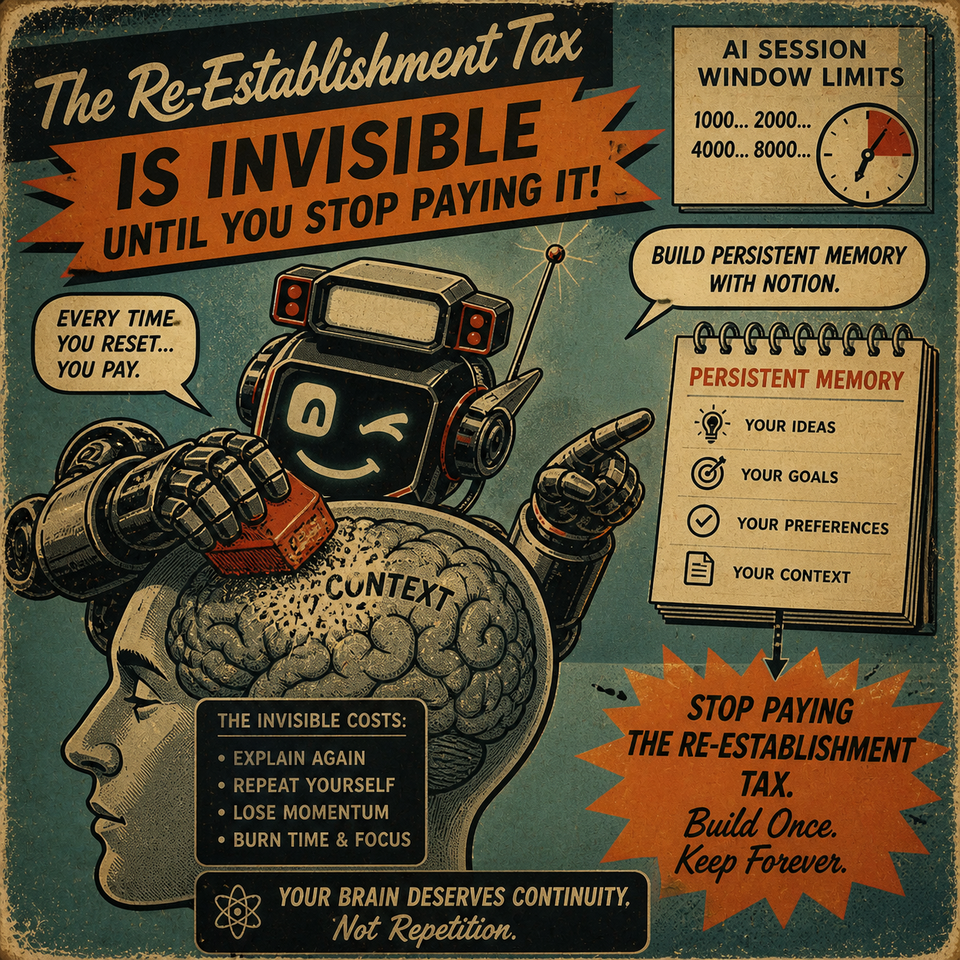 The Re-Establishment Tax Is Invisible Until You Stop Paying It