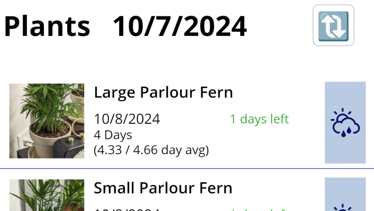 Oct 2024 Water Your Plants Update