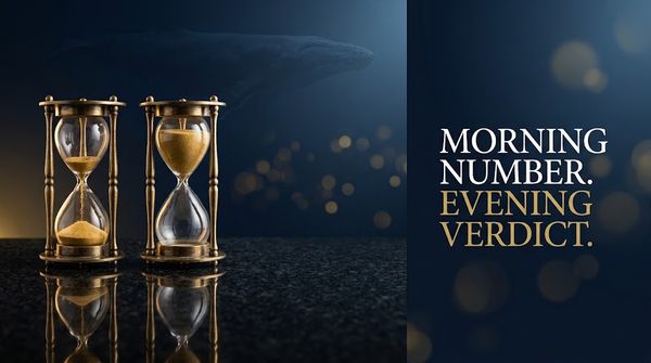 🐋 0.3% at 8:30am Decides September. Nvidia Decides the Rest.