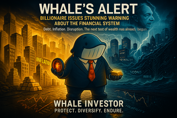 🐋 Whale’s Alert - Billionaire Issues Stunning Warning About the Financial System