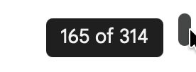 My Google Docs page count, reading 165 of 314.