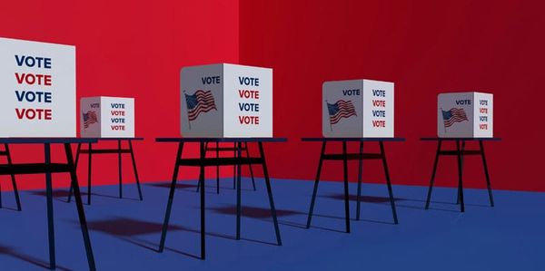 Voting booths - Allison Saeng, Unsplash