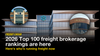 🎣 Top 100 Freight Brokerages