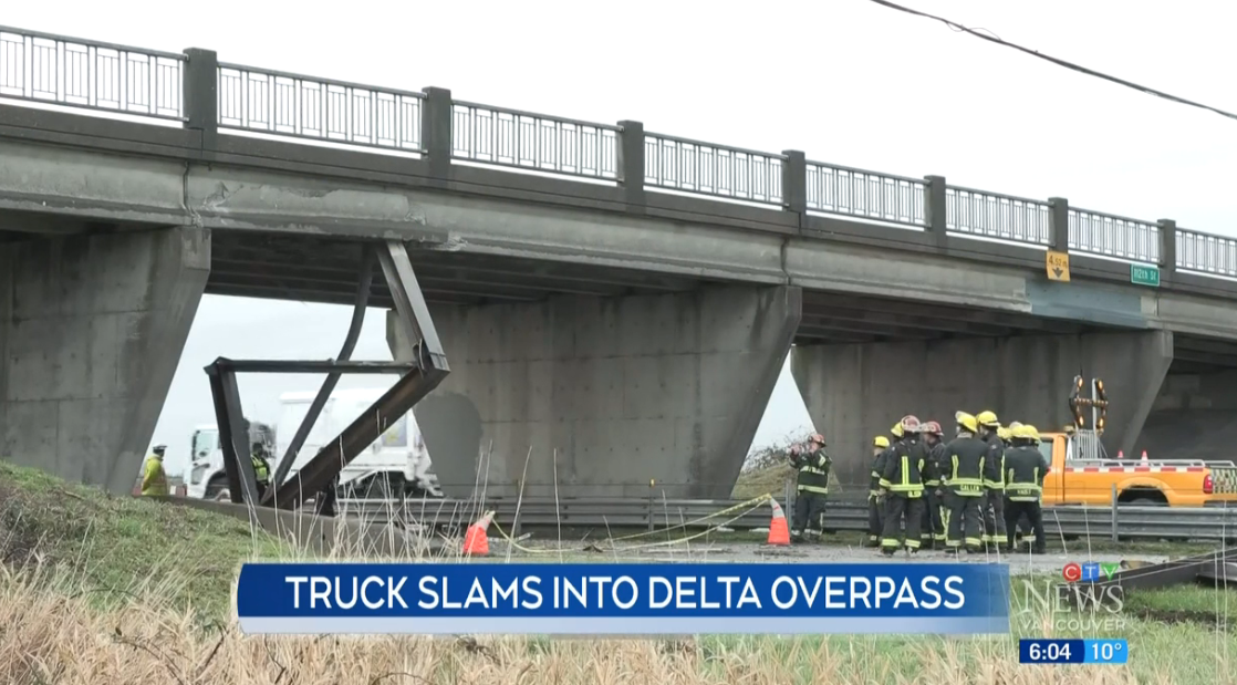 Canadian Trucking Firm Suspended After Repeated Overpass Collisions