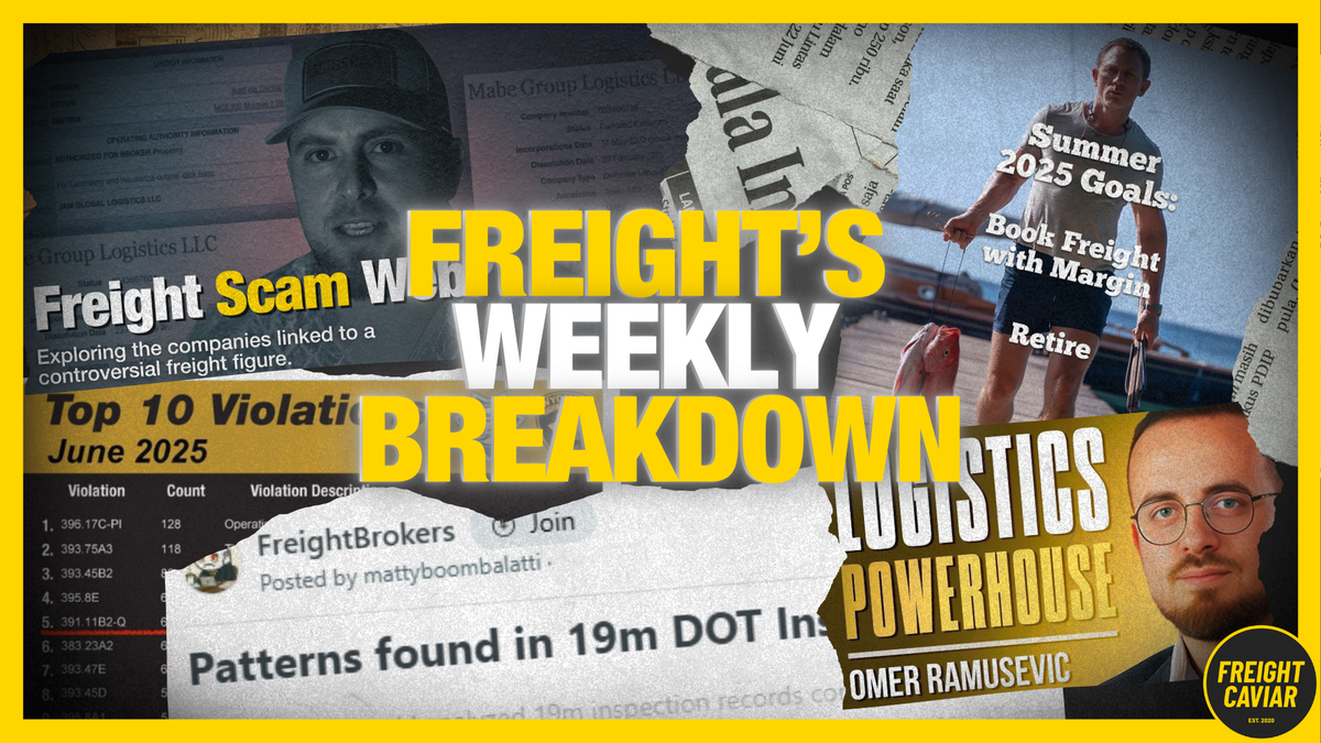 🎣 To Ban or Not to Ban: This Week in Freight